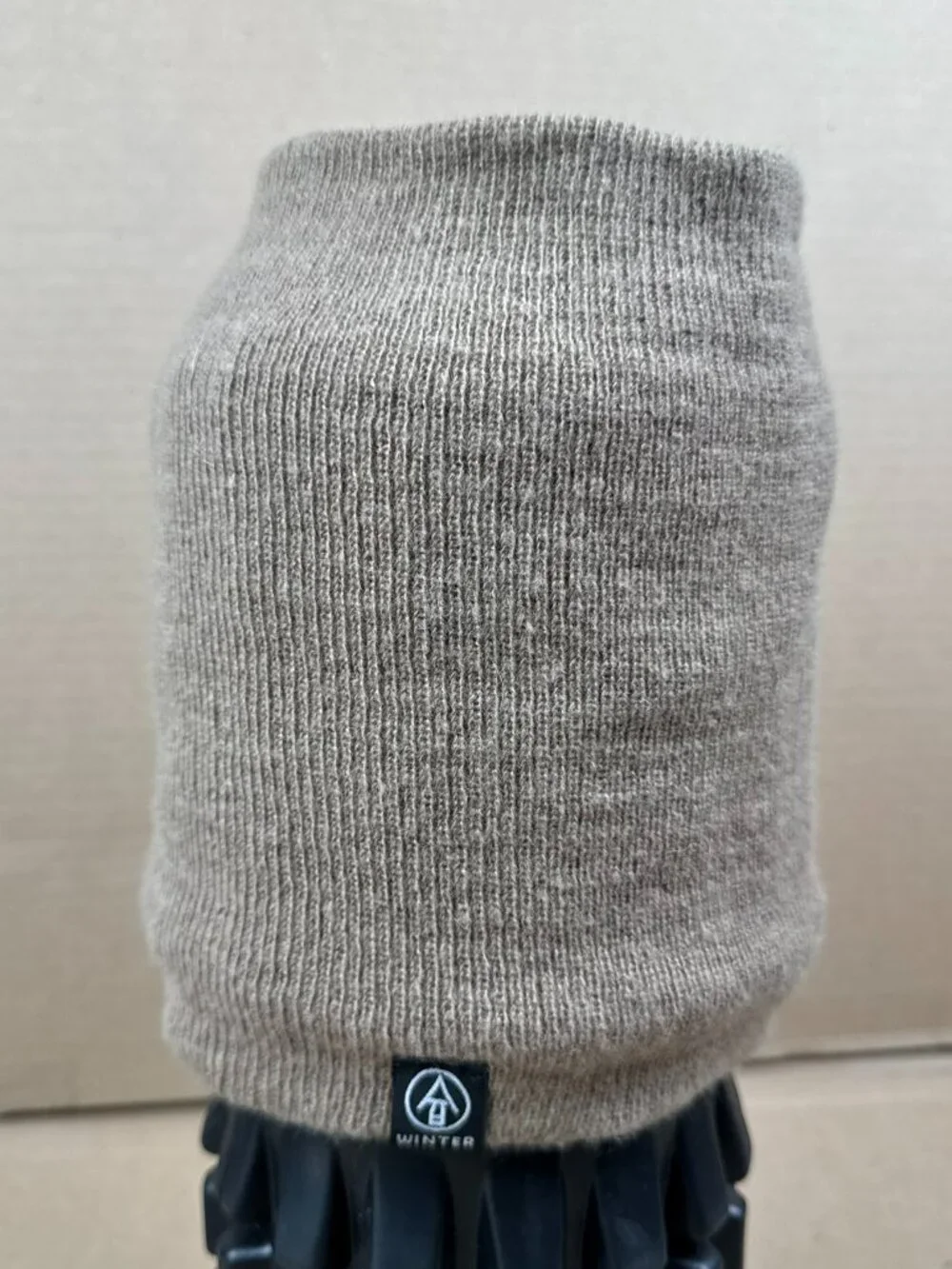 Unisex Winter Fleece-Lined Knit Neck Gaiter / Tube Scarf